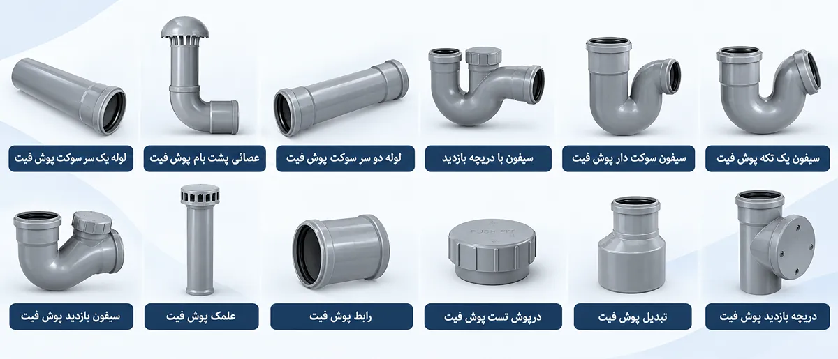 لوله و اتصالات پوش فیت